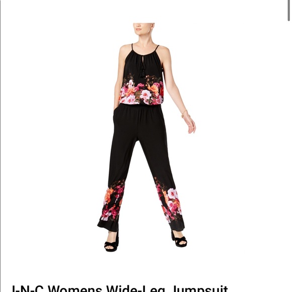 INC International Concepts Pants - NWT INC floral jumpsuit